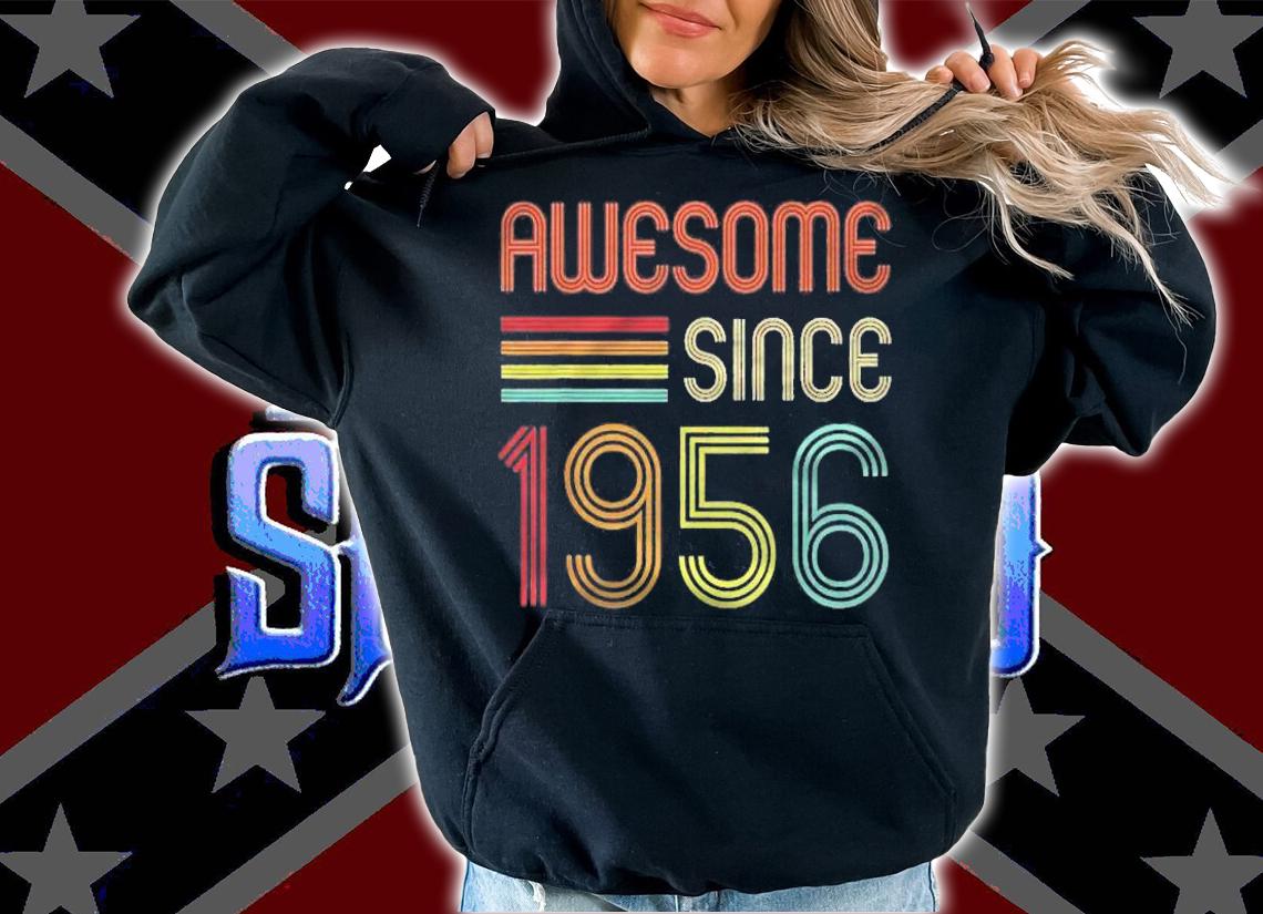 Awesome Since 1956 65Th Birthday Retro Shirt t-shirt