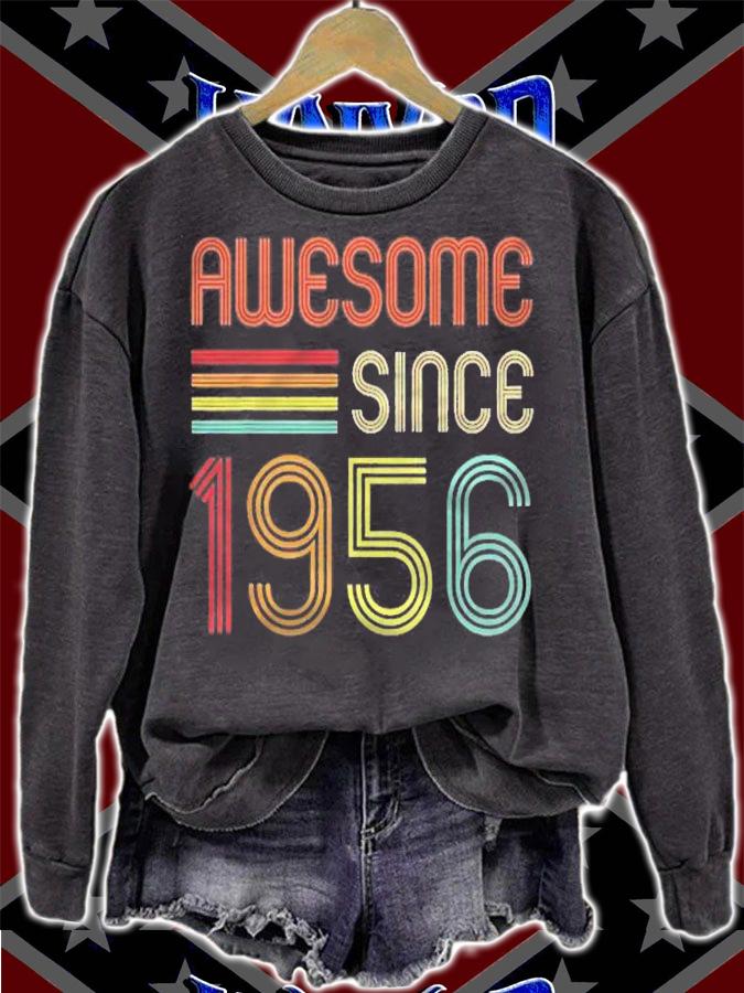 Awesome Since 1956 65Th Birthday Retro Shirt t-shirt