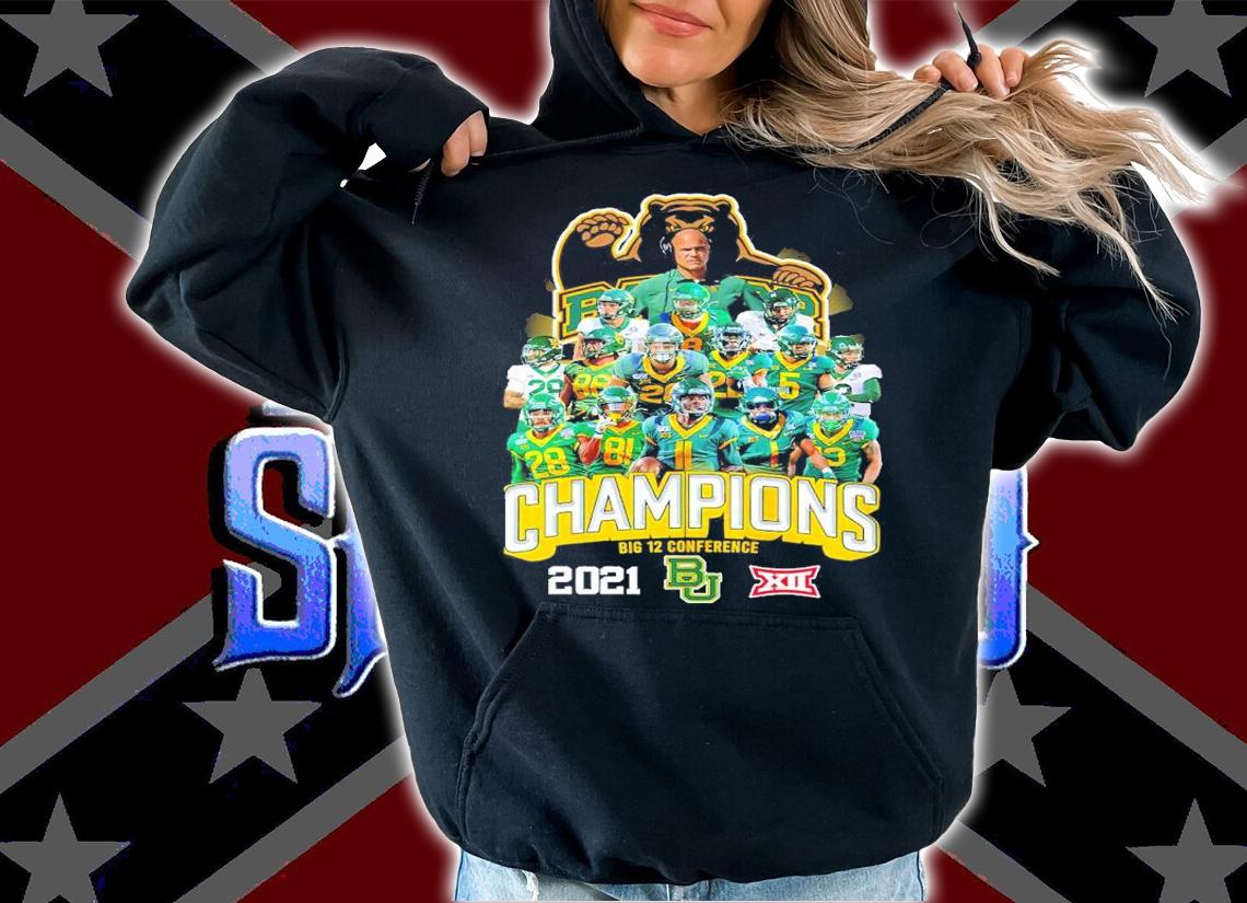 Baylor Bear Champions Big 12 Conference 2021 shirt t-shirt