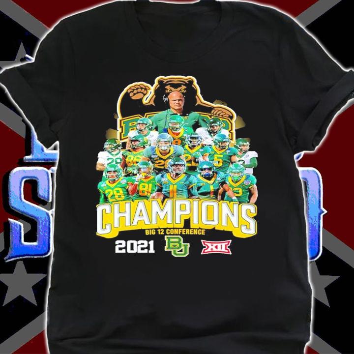 Baylor Bear Champions Big 12 Conference 2021 shirt t-shirt