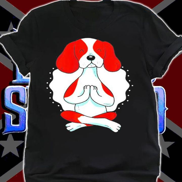 Beagle Dog Meditation Funny Cute Spiritual Yoga Lover T-Shirt t-shirt