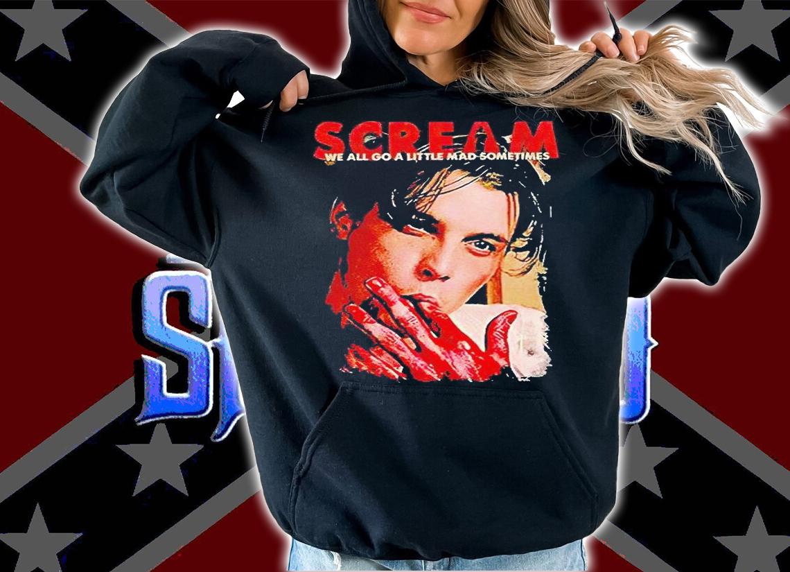 Billy Loomis Scream we all go a little mad sometimes T-shirt t-shirt