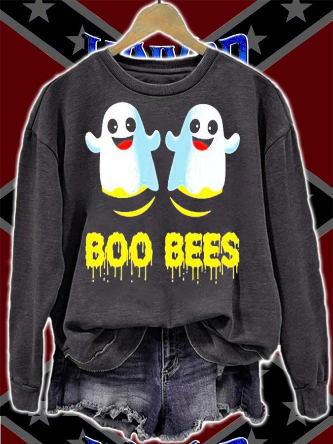 Boo Bees Couples Funny Cute Halloween Party Costume Premium T-Shirt t-shirt sweatshirt