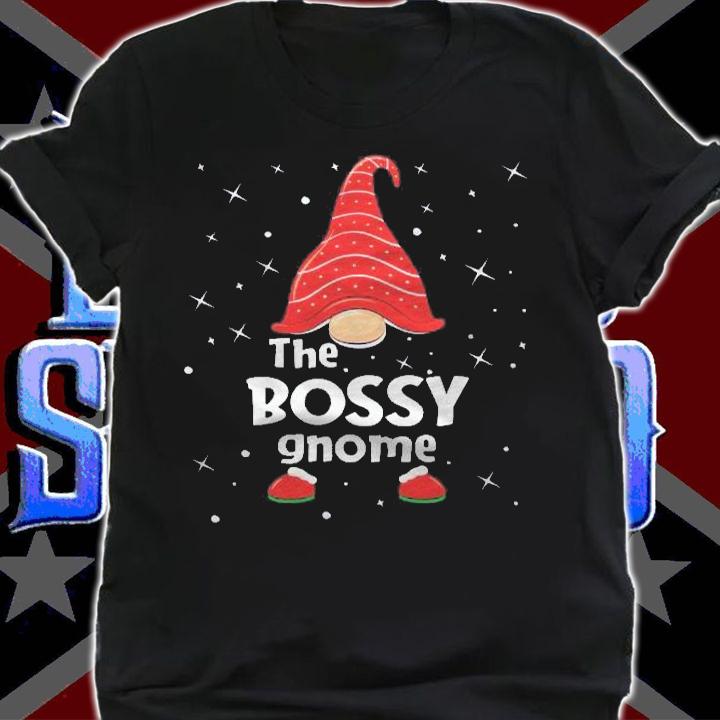 Bossy Gnome Family Matching Christmas Funny Gift Pajama Shirt t-shirt