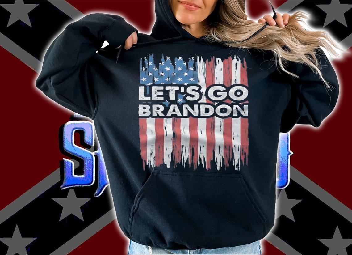 Brandon Tee Let's Go Brandon Funny USA Flag T-Shirt t-shirt hoodie