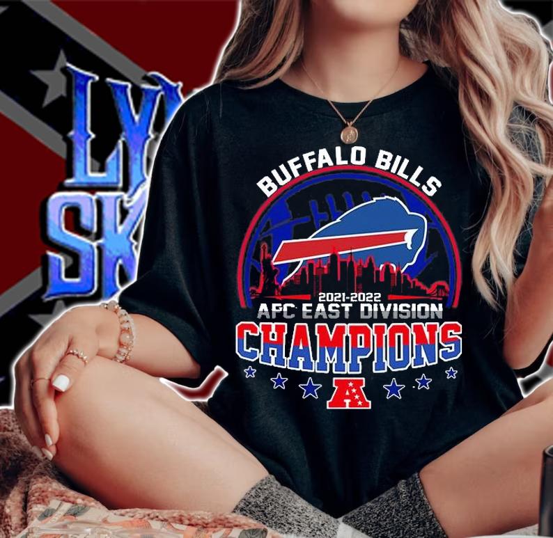 Buffalo Bills 2021 2022 AFC East Division Champions T-Shirt t-shirt