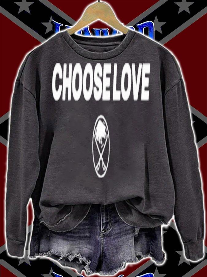 Buffalo Sabres Choose Love Shirt t-shirt sweatshirt
