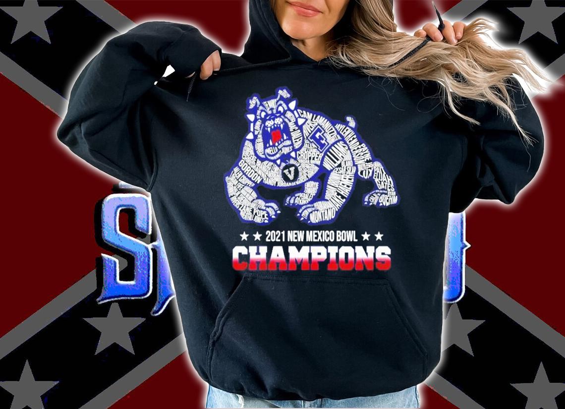 Fresno State Bulldogs Football 2021 New Mexico Bowl Champions Shirt t-shirt hoodie