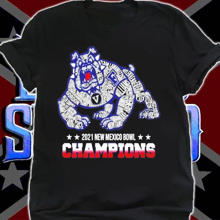 Fresno State Bulldogs Football 2021 New Mexico Bowl Champions Shirt t-shirt shirt