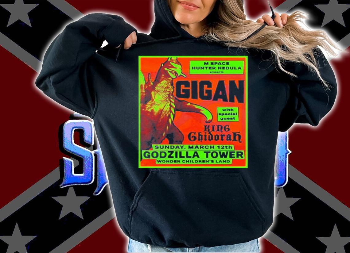 Godzilla Toho Ghost X Ghost Gigan Flyer Shirt t-shirt