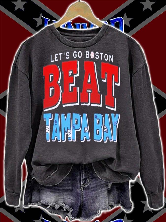 Let's go Boston Beat Tampa Bay shirt t-shirt