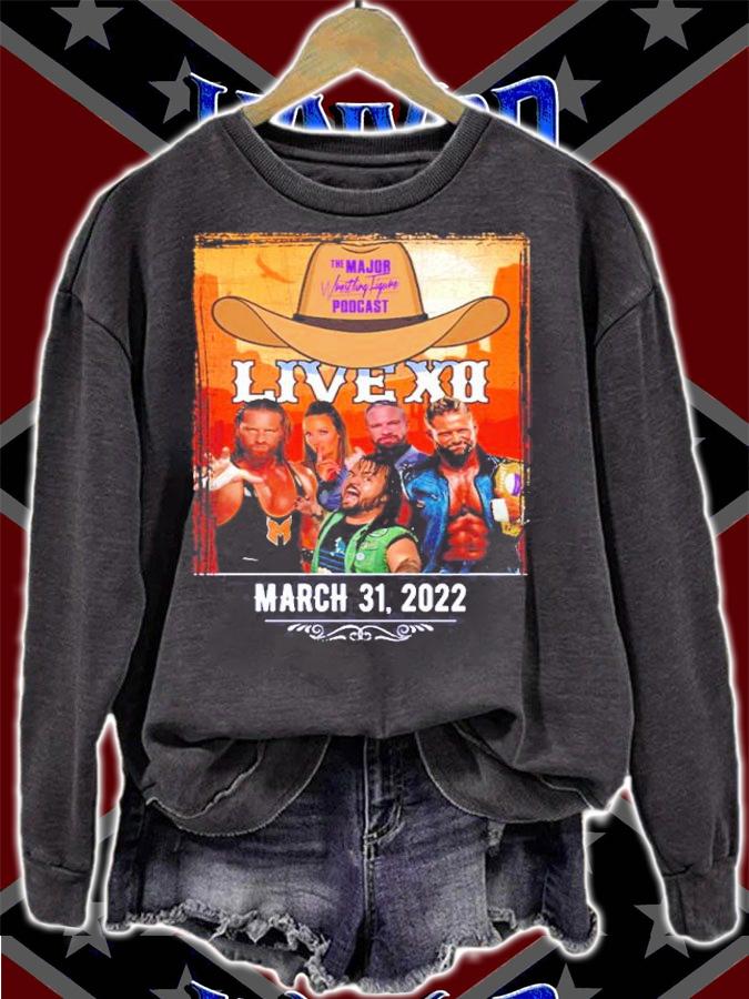Major Wrestling Figure Podcast Live XII March 31 2022 Shirt t-shirt