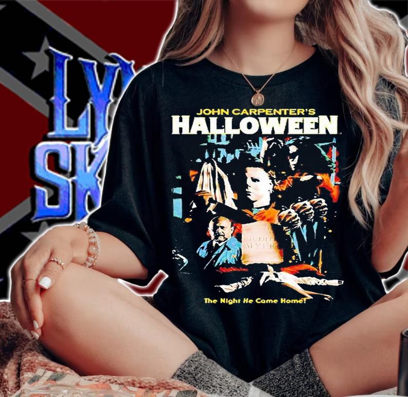 Michael Myers John Carpenter's Halloween the night He came home T-shirt t-shirt