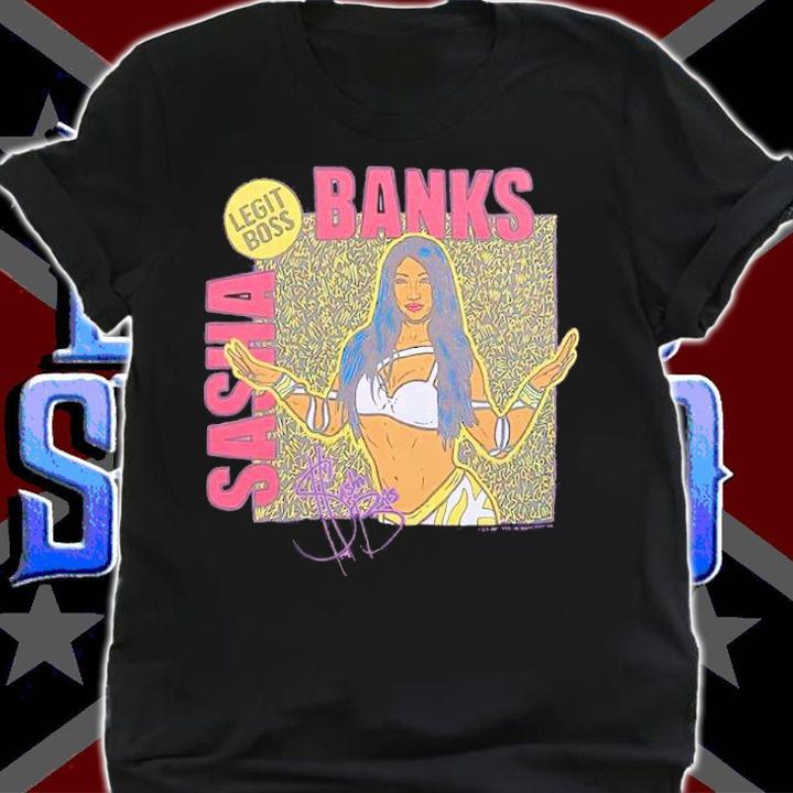 Sasha Banks Legit Boss Homage Shirt t-shirt shirt