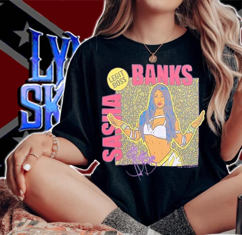 Sasha Banks Legit Boss Homage Shirt t-shirt woman shirt