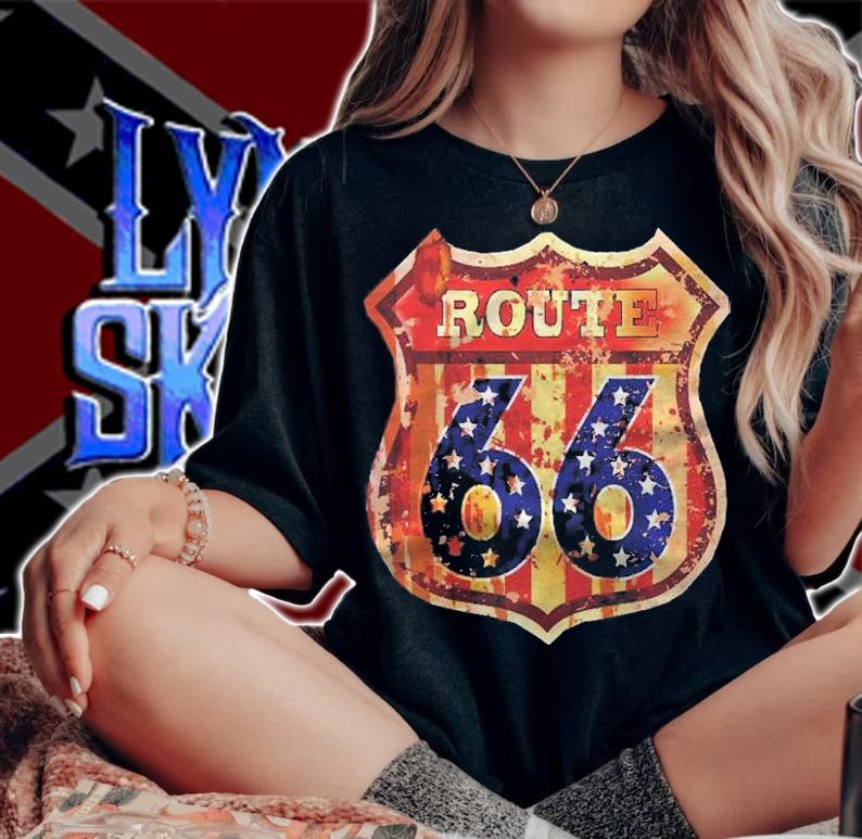 Specs Special Shirts Womens Route 66 Red Small Us Shirt t-shirt woman shirt