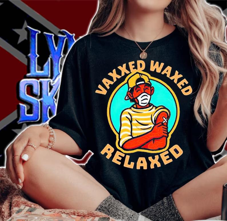 Vaxxed Waxed Relaxed ready for summer 2021 T-shirt t-shirt