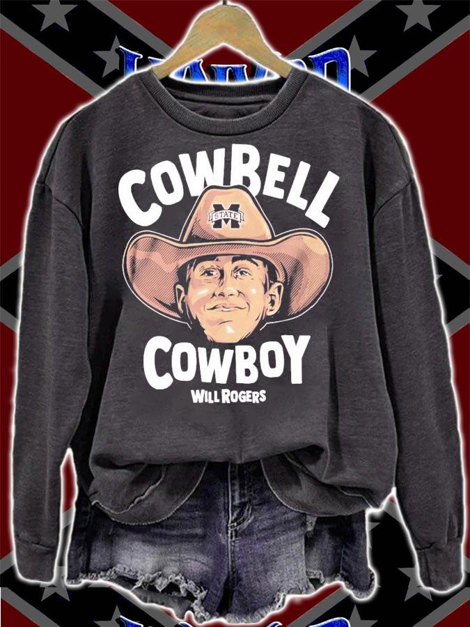 Will Rogers Cowbell Cowboy Shirt t-shirt sweatshirt