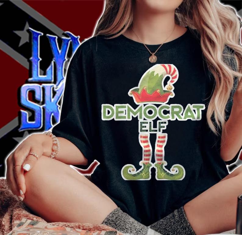 Democrat Elf Matching Family Christmas T-Shirt t-shirt