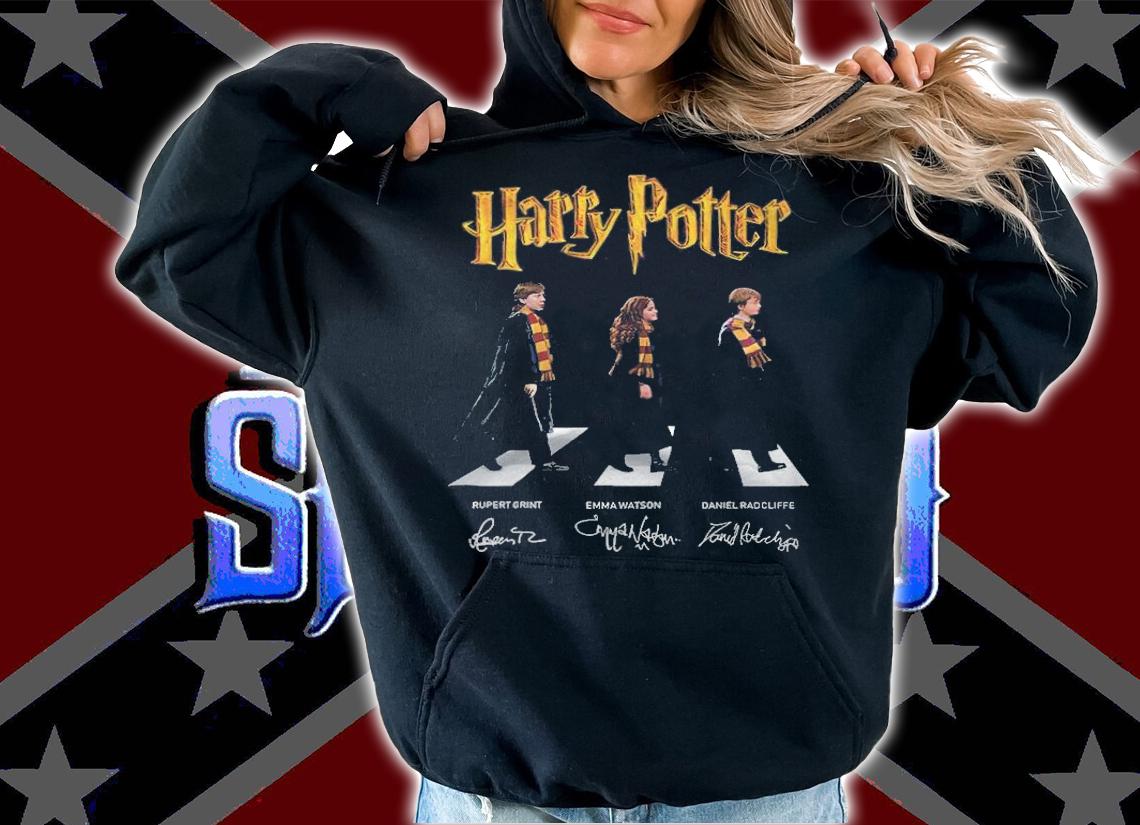 Harry Potter Abbey Road signatures shirt t-shirt hoodie