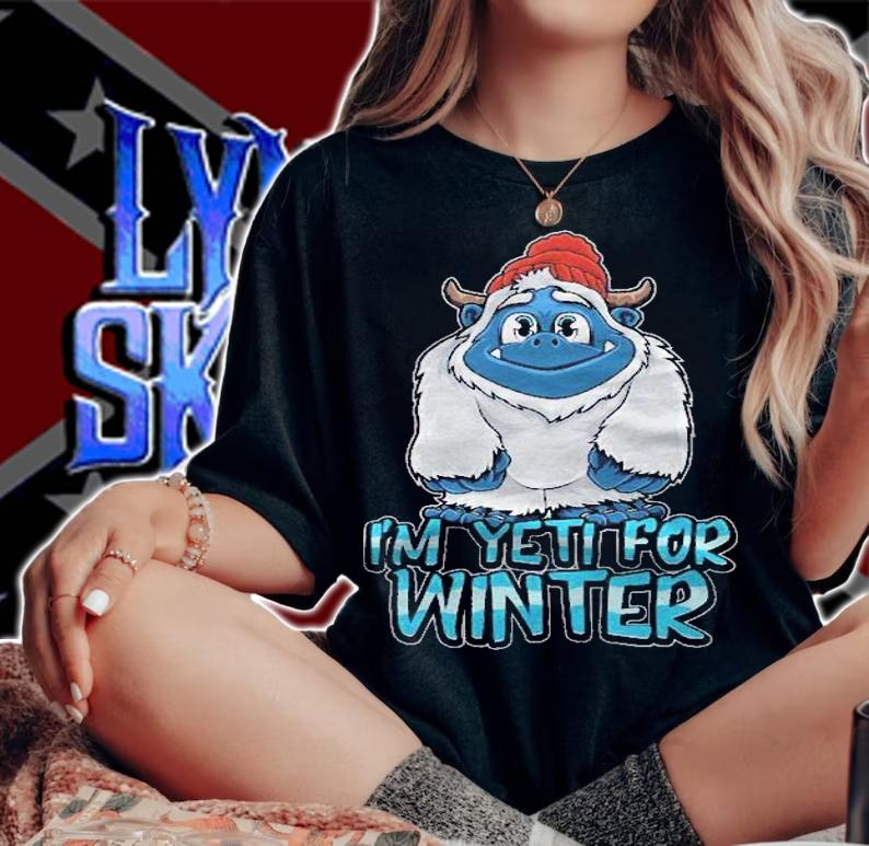 Im Yeti For Winter  Ready For Xmas And The White Snow Shirt t-shirt woman shirt