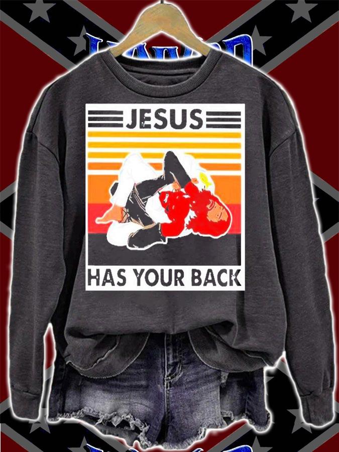 Jesus Has Your Back Vintage T-Shirt t-shirt sweatshirt