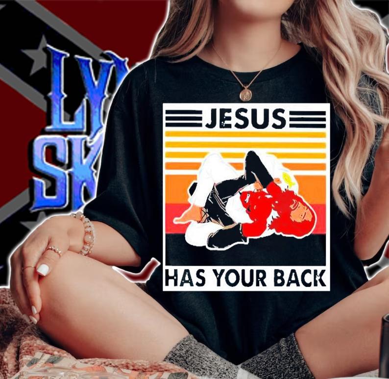 Jesus Has Your Back Vintage T-Shirt t-shirt woman shirt