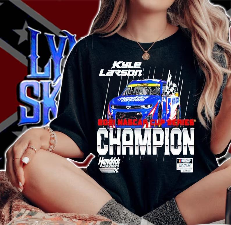Kyle Larson Hendrick Motorsports Team Collection Youth 2021 NASCAR Cup Series Champion Vintage Shirt t-shirt woman shirt