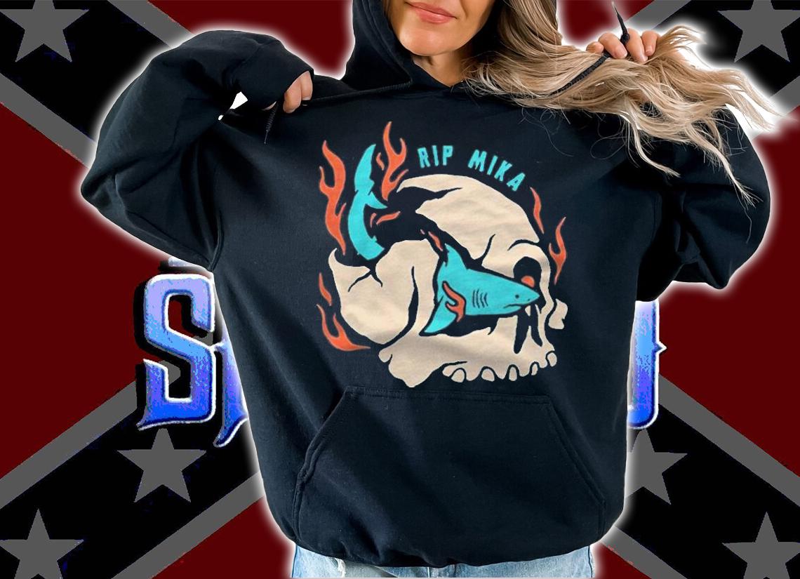 Mika Rip Shark and Skull T-shirt t-shirt hoodie