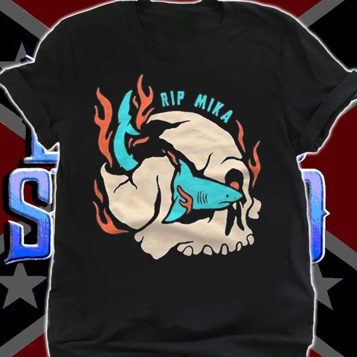 Mika Rip Shark and Skull T-shirt t-shirt shirt