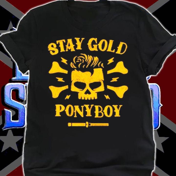 Skull Stay Gold Ponyboy Shirt t-shirt shirt