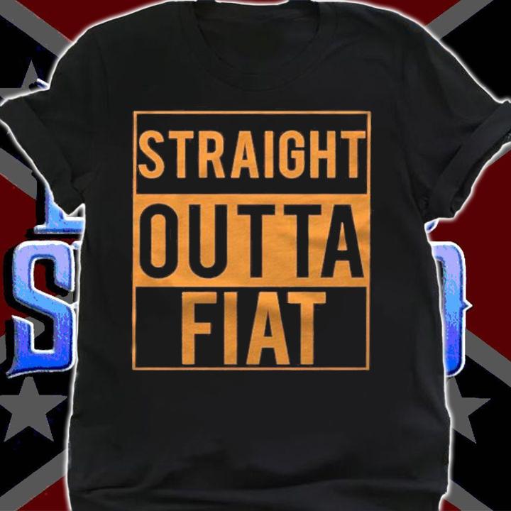 Straight Outta Fiat Funny Btc Crypto Lover Shirt t-shirt shirt