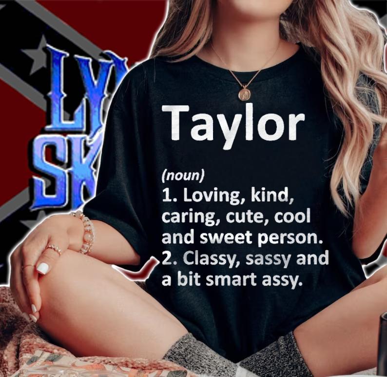 Taylor Definition Personalized Name Funny Birthday Gift Idea Shirt t-shirt woman shirt