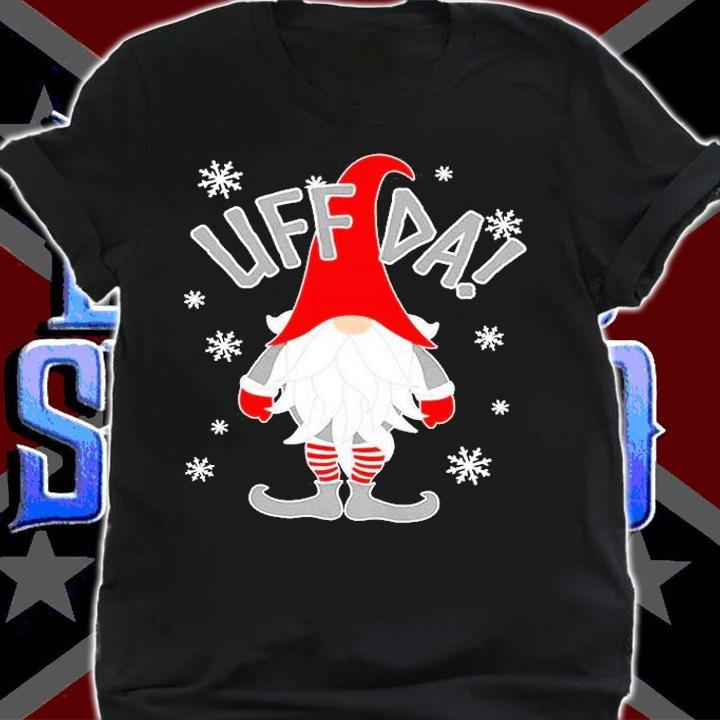 Uff Da Danish Gnome Nordic Christmas T-Shirt t-shirt
