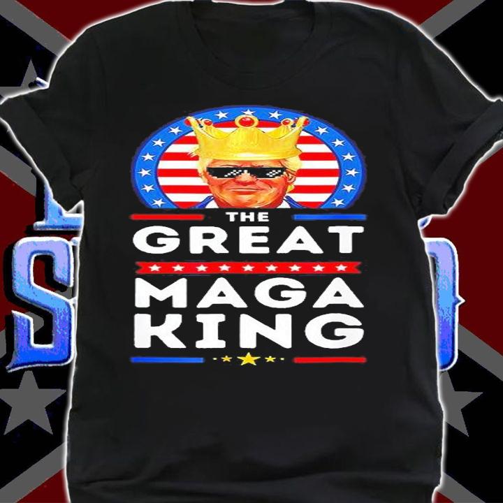 Great Maga King Trump Biden Political Ultra Mega Proud T-Shirt t-shirt