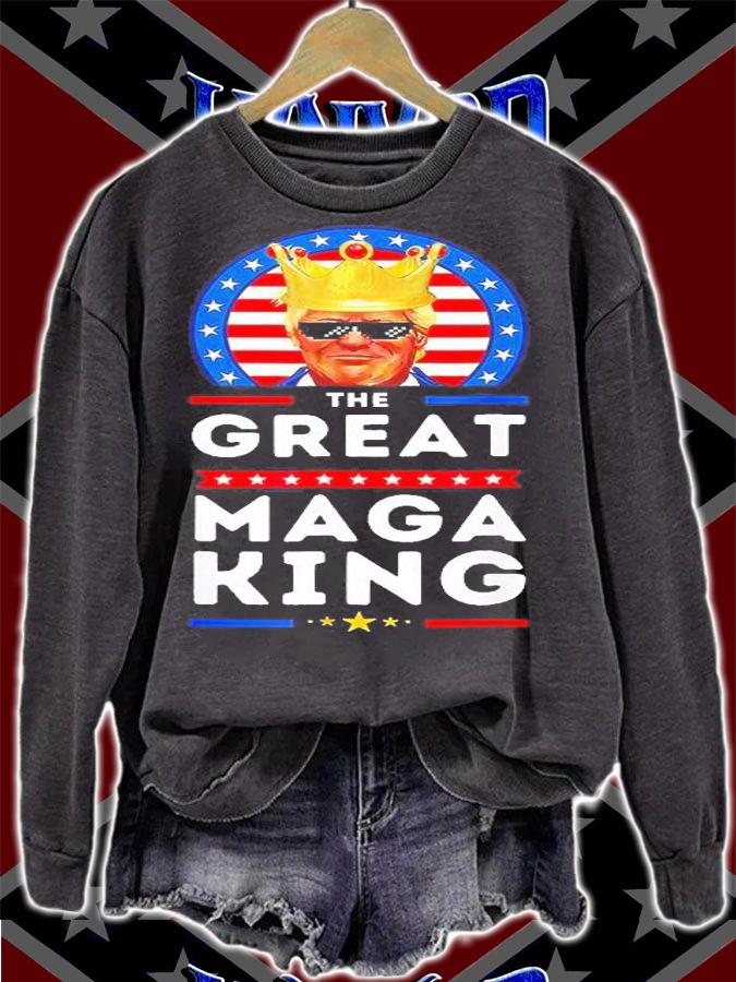 Great Maga King Trump Biden Political Ultra Mega Proud T-Shirt t-shirt