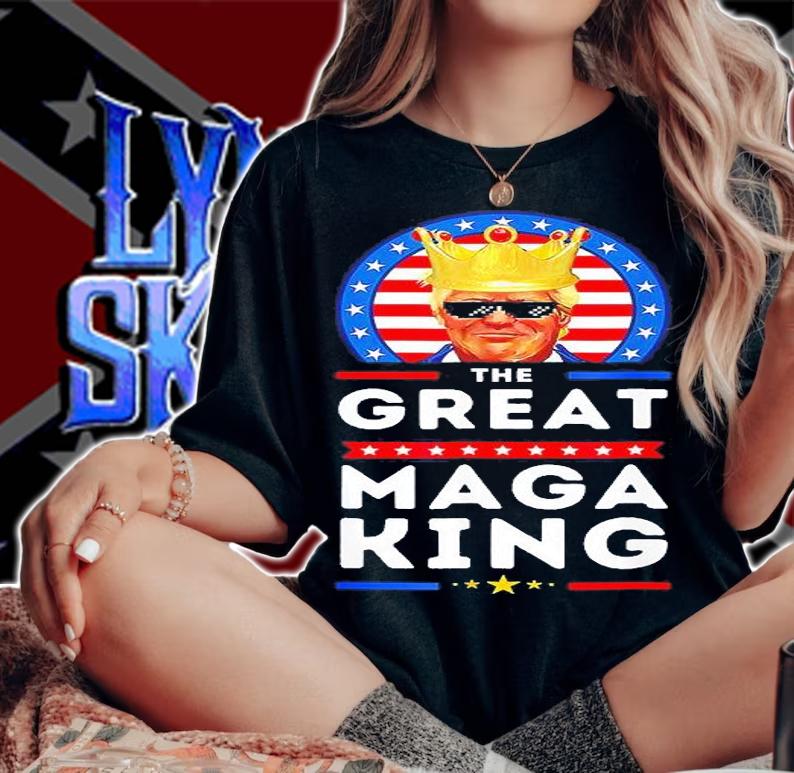 Great Maga King Trump Biden Political Ultra Mega Proud T-Shirt t-shirt