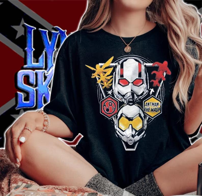 Marvel Ant-Man & The Wasp Triangular Badge Shirt t-shirt woman shirt