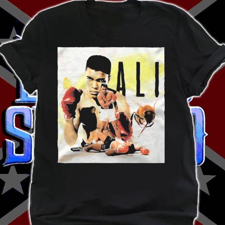 Muhammad Ali boxer knocks out Sonny Liston clay boxing legend Bee T-shirt t-shirt