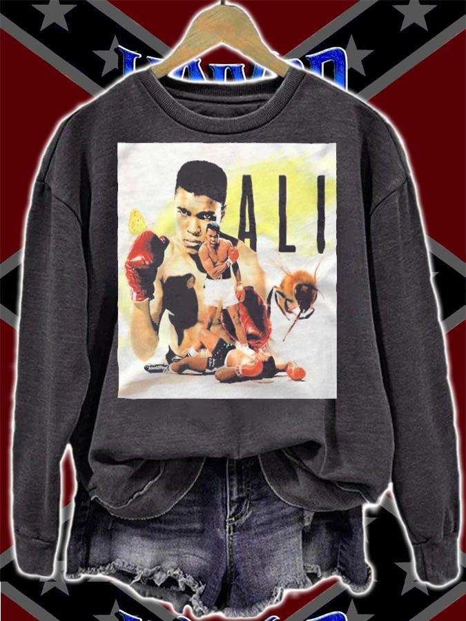 Muhammad Ali boxer knocks out Sonny Liston clay boxing legend Bee T-shirt t-shirt