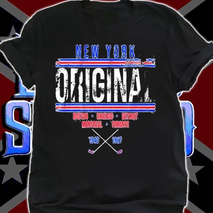 New York Original Hockey Boston Chicago Detroit Montreal Toronto 1942-1967 Shirt t-shirt shirt