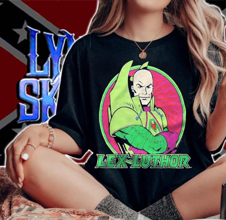 Superman Lex Luthor T-shirt t-shirt woman shirt