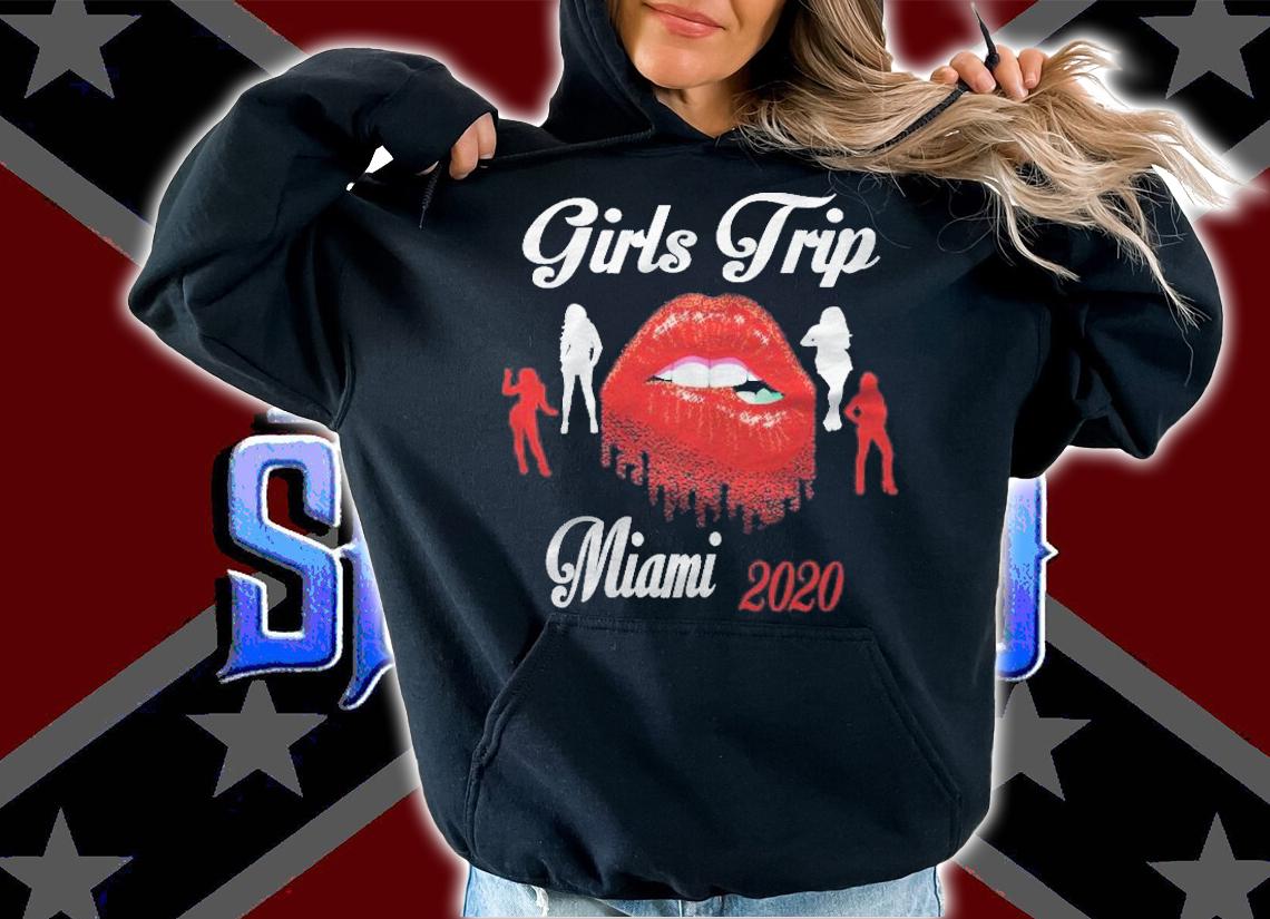 Womens Girls Trip 2020 Miami Florida Vacation Shirt t-shirt hoodie