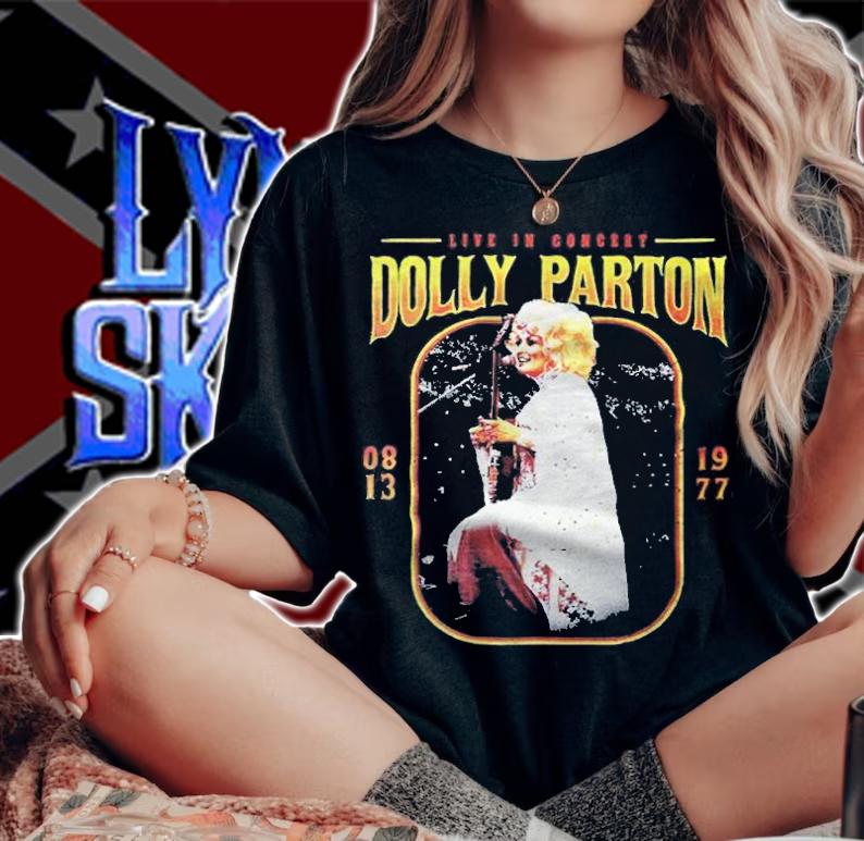 Dolly Parton live in concert 1977 T-shirt t-shirt