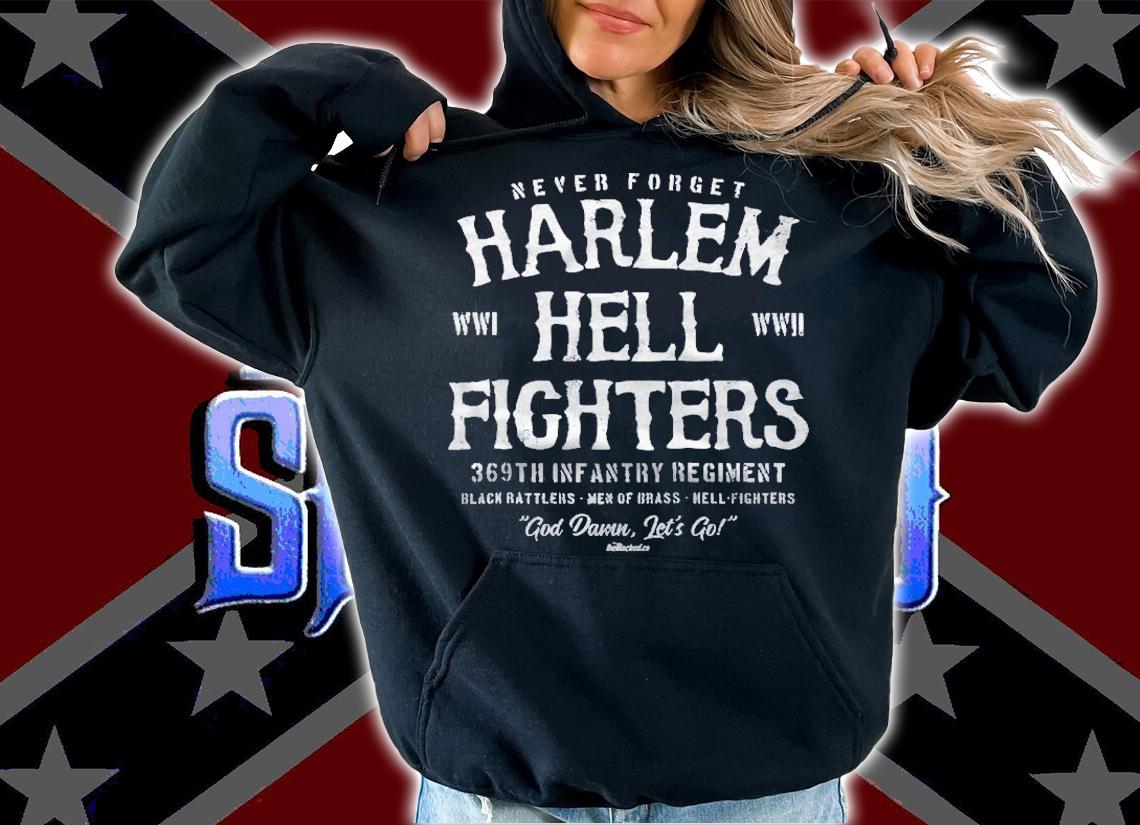 Harlem Hellfighters Vintage Black History Soldiers Wwi Wwii Raglan Baseball Shirt t-shirt hoodie