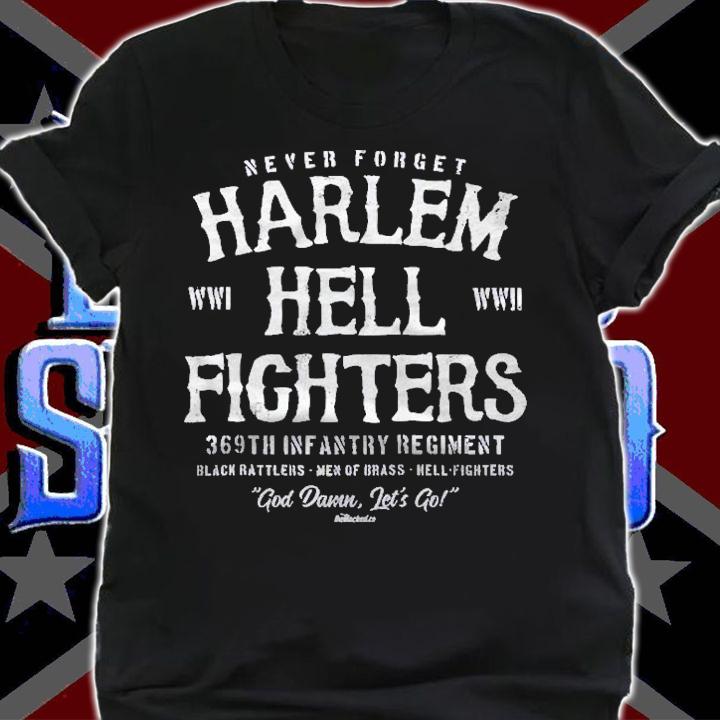 Harlem Hellfighters Vintage Black History Soldiers Wwi Wwii Raglan Baseball Shirt t-shirt shirt