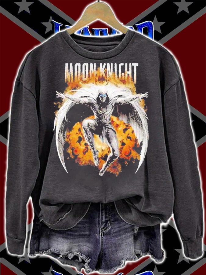 Marvel Moon Knight Leaping Burst T-Shirt t-shirt sweatshirt