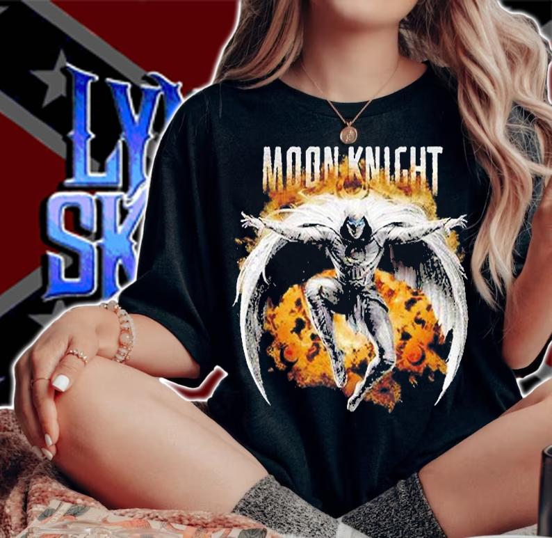 Marvel Moon Knight Leaping Burst T-Shirt t-shirt woman shirt