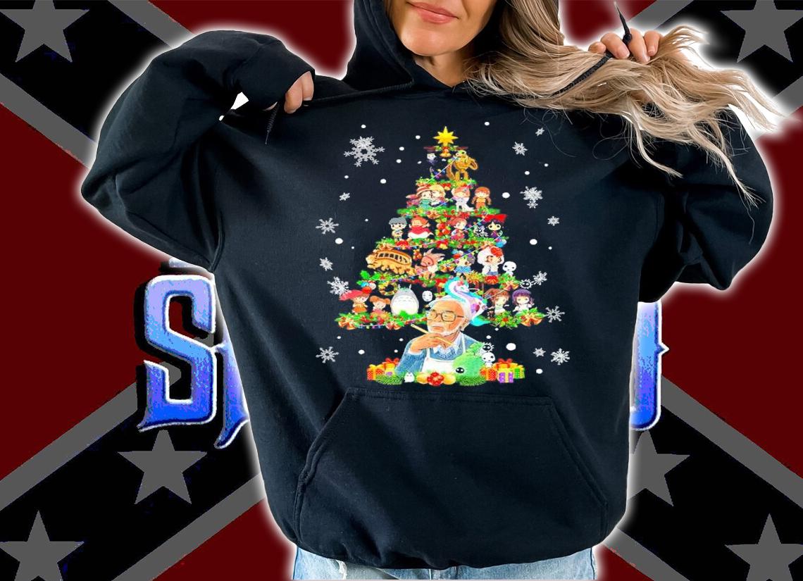 Studio Ghibli Miyazaki Hayao Christmas Tree Shirt t-shirt