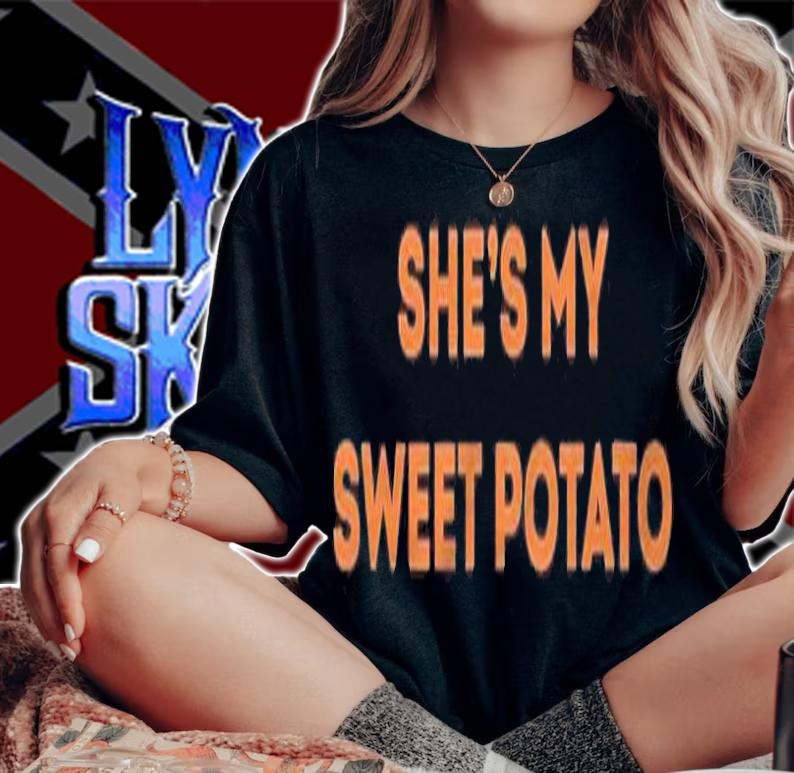 Cute Matching Couples Outfit Shes My Sweet Potato I Yam Set Shirt t-shirt woman shirt